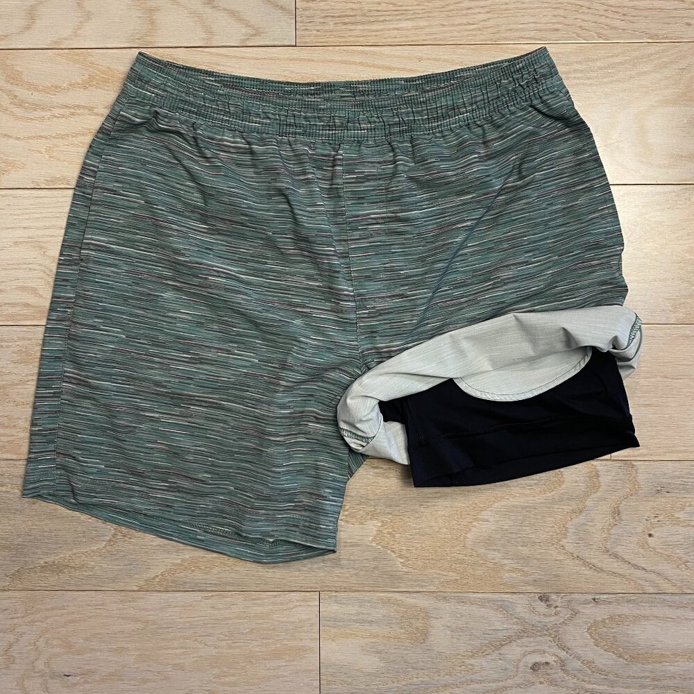 Chubbies Light Speed 5.5" Athlounger Gym Shorts Green Large
